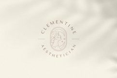 Woman profile with crescent logo Product Image 1