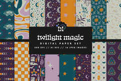 16 Twilight Magic Seamless Patterns Product Image 1