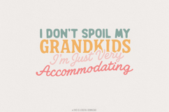 I Don’t Spoil My Grandkids PNG Digital Download, Product Image 1
