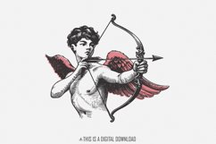 Cupid Love Archer, Valentine’s Day Shirt Design, Trendy Product Image 1