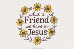 What A Friend We Have In Jesus PNG, Christian Shirt Design, Product Image 1