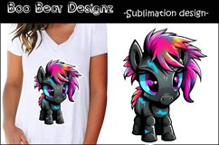 Punk Graffiti Pony Sublimation design Product Image 1