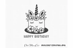 Happy Birthday SVG, Birthday SVG, Birthday party Svg, Cake Product Image 2