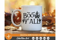 Boo y’all SVG, Halloween SVG, Pumpkin svg, Witch SVG, Fall Product Image 3