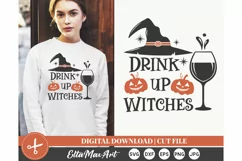 Drink up Witches SVG, Halloween SVG, Pumpkin svg, Witch SVG, Product Image 1