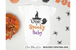 One Spooky Baby SVG, Halloween Baby SVG, Halloween SVG, Baby Product Image 1