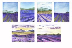 Watercolor Lavender Set, Wedding Frame Product Image 19
