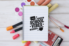 Cute Back to School Vibes SVG PNG Product Image 2