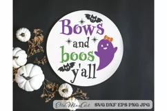 Bows and boos yall SVG, Halloween Baby SVG, Halloween SVG Product Image 2