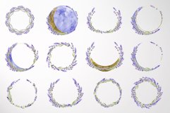 Watercolor Lavender Set, Wedding Frame Product Image 5