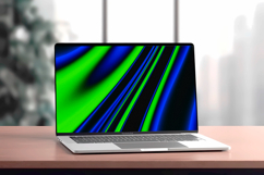 Abstract Grainy Blue And Green Gradient Backgrounds JPG File Product Image 2