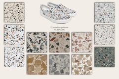 12 Terrazzo Seamless Patterns| Digital paper pack Product Image 4