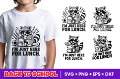 Just Here For Lunch SVG PNG Product Image 1