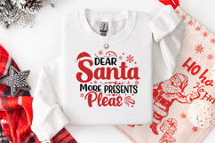 Dear Santa More Presents Pleas SVG - Funny Christmas List Product Image 2