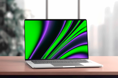 Abstract Grainy Green And Purple Gradient Backgrounds JPG Product Image 2