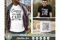 Campers gonna camp SVG, Camping SVG, Camper Svg, Happy svg Product Image 2