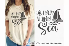 I need vitamin sea SVG, Summer Svg, Beach Svg, Hello Summer Product Image 1