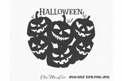 Halloween Svg, Halloween Svg, Halloween sign Svg, Round Sign Product Image 2
