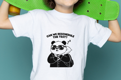 Reschedule The Test Panda School SVG PNG Product Image 2