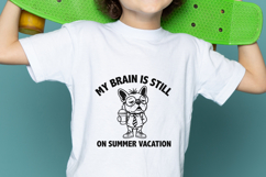 Brain Still On Summer Vacation Dog SVG PNG Product Image 2