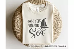 I need vitamin sea SVG, Summer Svg, Beach Svg, Hello Summer Product Image 2