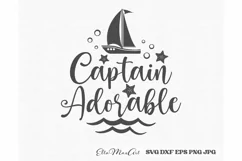 Captain adorable SVG, Boy svg, Baby SVG, Newborn svg, Baby Product Image 3