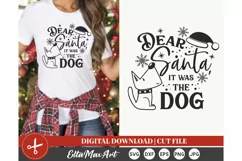 Dear Santa it was the dog SVG, Christmas SVG, Santa svg, PNG Product Image 1