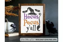 Hocus Pocus y'all SVG, Halloween Baby SVG, Halloween SVG Product Image 1