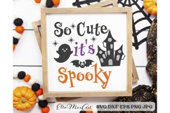 So Cute its Spooky SVG, Halloween Baby SVG, Halloween SVG Product Image 1
