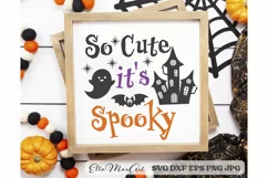 So Cute its Spooky SVG, Halloween Baby SVG, Halloween SVG Product Image 1