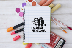 Learning Very Slowly School SVG PNG Product Image 2