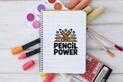 Pencil Power Back to School SVG PNG Product Image 3