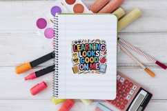 Learning Looks Good On Me SVG PNG Product Image 4