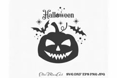 Halloween Svg, Halloween Svg, Halloween sign Svg, Round Sign Product Image 2