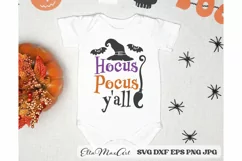 Hocus Pocus y'all SVG, Halloween Baby SVG, Halloween SVG Product Image 2