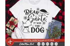 Dear Santa it was the dog SVG, Christmas SVG, Santa svg, PNG Product Image 2