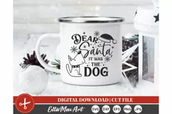 Dear Santa it was the dog SVG, Christmas SVG, Santa svg, PNG Product Image 3