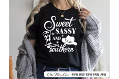 Sweet sassy and southern SVG, Southern SVG, Southern Quote Product Image 2