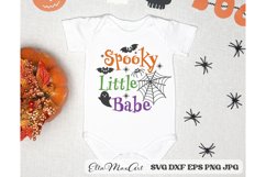 Spooky Little Babe SVG, Halloween Baby SVG, Halloween SVG Product Image 2
