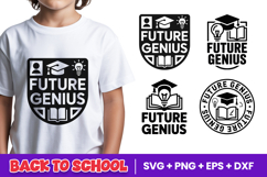 Future Genius Back to School SVG PNG Product Image 1