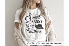 Sweet sassy and southern SVG, Southern SVG, Southern Quote Product Image 1