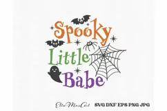 Spooky Little Babe SVG, Halloween Baby SVG, Halloween SVG Product Image 3