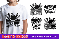 Back to School Crew SVG PNG Product Image 1