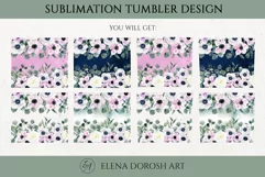 Anemones Flowers Tumbler Sublimation 20oz|Floral design Product Image 4