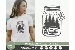 Collect moments SVG, Camping SVG, Camper Svg, Happy Camper Product Image 1