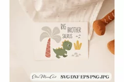 Big brother saurus SVG, Dinosaur Svg, Baby SVG, Dino Svg, Product Image 4