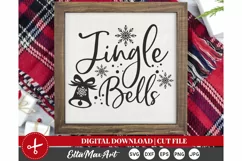 Jingle Bells Svg, Christmas SVG, Winter SVG, Santa svg, PNG Product Image 5