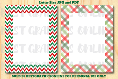 28 Christmas Border Letter Size Printable Papers JPG PDF Product Image 3