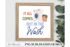 It all comes out in the wash, Laundry PNG, Washing PNG, Dry Product Image 1
