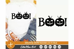BOO, Halloween SVG, Pumpkin svg, Witch SVG, Fall svg, Spooky Product Image 3